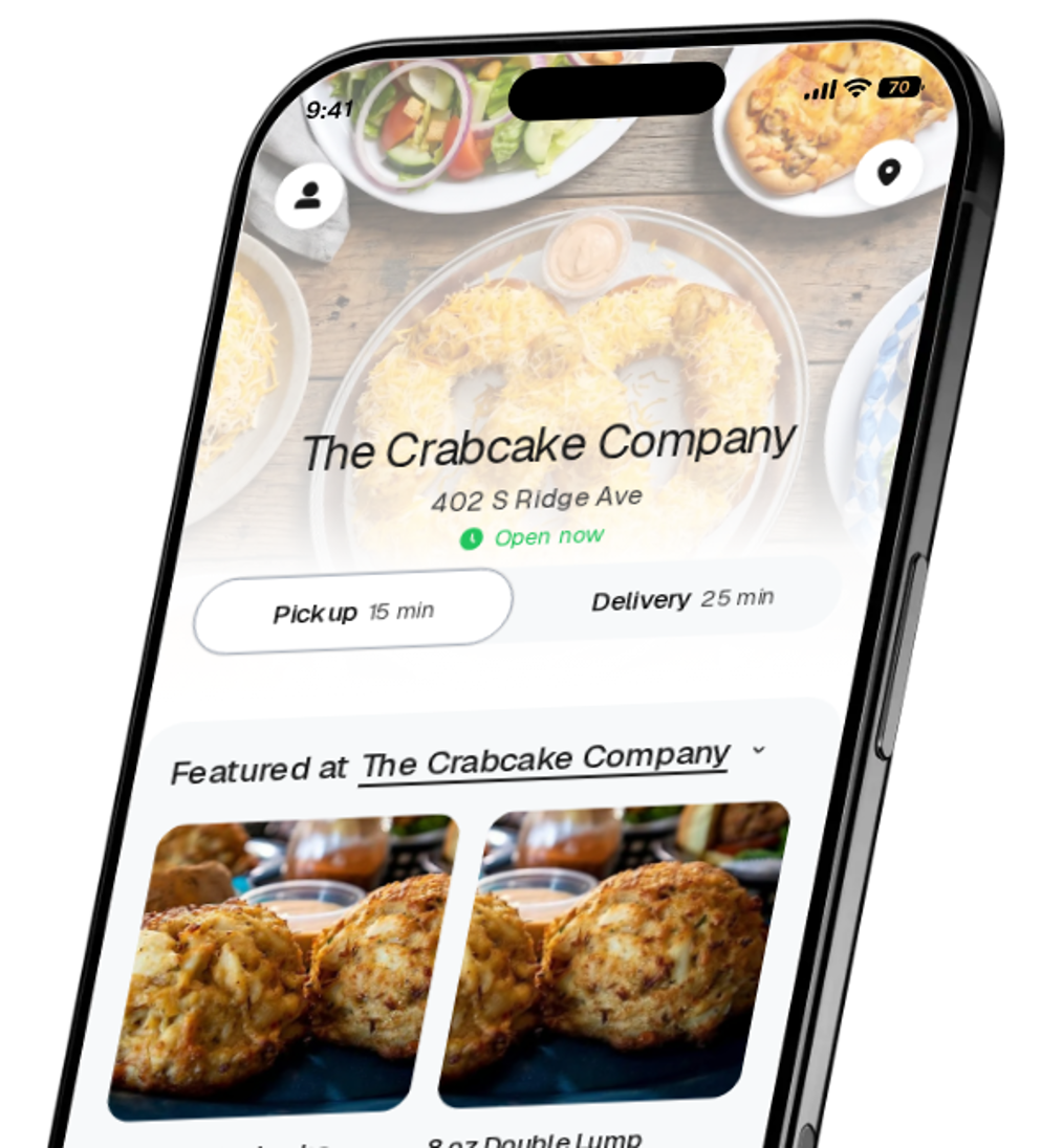 The Crabcake Company app preview