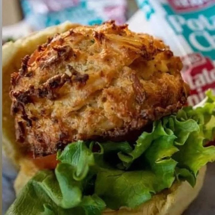 6 oz. Crabcake  Sandwich (Jumbo Lump).
